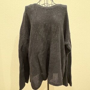 Lululemon Athletica Black Knit Sweater